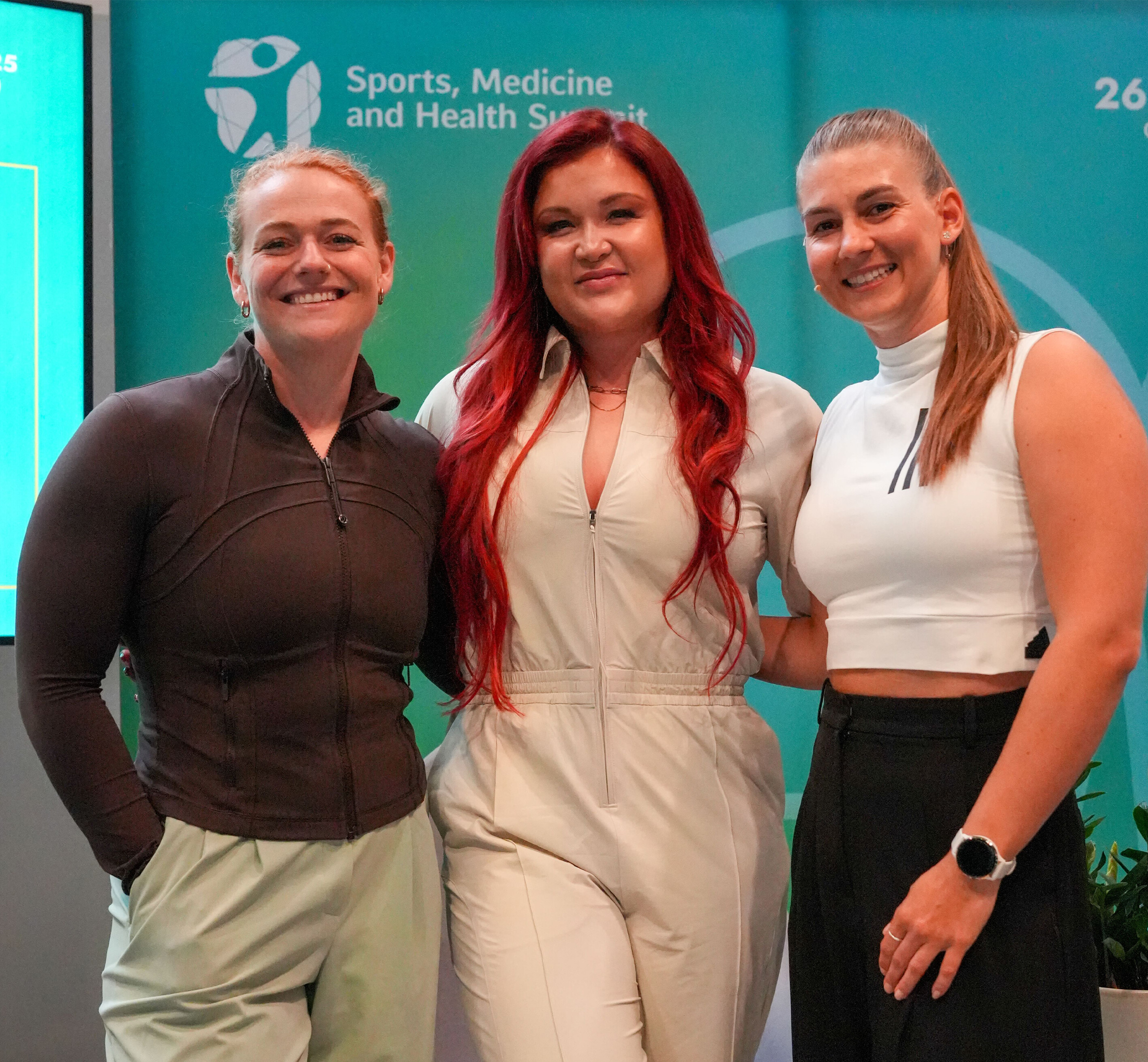 Katharina Isele, Sophia Thiel und Julia Schneider beim SMHS 2025